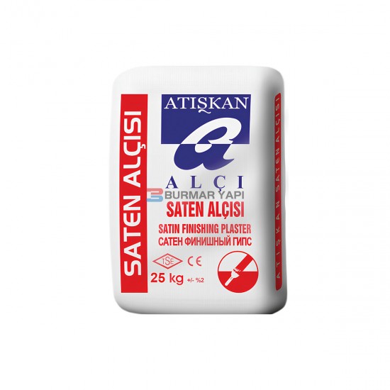 Atışkan Saten Sıva Alçısı 25kg Atışkan Saten Sıva Alçısı 25kg